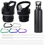 DAKLUNAR Yedek kapak pipet kapağı Hydro Flask için, yedek pipet su şişesi, yedek parça, pipet kapağı, pipet fırçası, spor kapakları, su şişesi aksesuarı