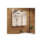 DAKORA HOME Lavobo Üstü Aynalı Banyo Dolabı 60x60x15 Cm