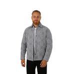 Daksel Erkek Gri Renk Desenli Kaşe Mont, 2XL