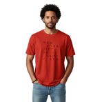 DAKSEL Erkek%100 Pamuk New York Brooklyn Baskılı T-Shirt, Bisiklet Yaka, Kısa Kollu, Rahat Kesim, 14 Renk Seçeneği (Kırmızı, XL)