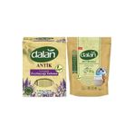 Dalan Antik Lavantalı Zeytinyağı Sabunu 900 g ve Doğal Granül Sabun Tozu Zeytinyağlı 1 kg, 2'li Set