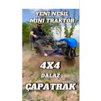 Dalaz 4x4 Çapatrak, Çapa Makinası,yeni Nesil Mini Traktör