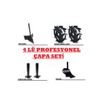 DALAZ MAKİNA , KAAN CP 250 ÇAPA MAKİNASI UYUMLU 4 LÜ SET ARK AÇMA,PULLUK,DEMİR TEKER TAKIMI