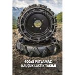 Dalaz, Yagmur Yet 300 Çapa Makinası Uyumlu Dolgu,Kauçuk Yeni Nesil Lastik 400X8