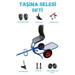 Dalaz,Antrac 212 B3 Çapa Makinası Uyumlu Taşıma Selesi,Römork Takım Arık,Pulluk,Lastik Teker,Demir Teker