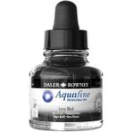 Daler Rowney 29.5 ml 034 Ivory Black Aquafine Watercolour İnk Sulu Boya Mürekkebi
