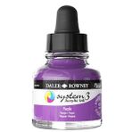 Daler Rowney 29.5 ml 433 Purple System 3 Akrilik Mürekkep