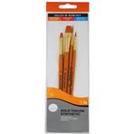Daler Rowney 402 Simply Gold Taklon Synthetic 4'lü Fırça Seti