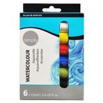 Daler Rowney 6X12ML Simply Sulu Boya Seti