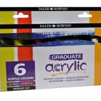 Daler Rowney Akrilik Graduate 6’lı Primary Set