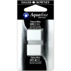 Daler Rowney Aquafine 009-001 2'li Taş Sulu Boya Titanium White ve Chinese White Beyaz Renk Seti