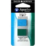 Daler Rowney Aquafine 2’li Coeruleum Blue Transparent Turquoise Sulu Boya Tablet
