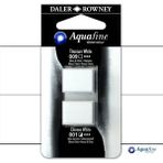 Daler Rowney Aquafine 2li Sulu Boya Tableti 009 Titanium White - 001 Chinese White - Renkli - Standart