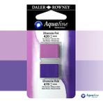 Daler Rowney Aquafine 2li Sulu Boya Tableti 420 Ultramarine Pink - 419 Ultramarine Violet - Renkli - Standart