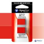 Daler Rowney Aquafine 2li Sulu Boya Tableti 588 Vermilion Hue - 503 Cadmium Red Hue - Renkli - Standart
