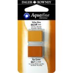 Daler Rowney Aquafine 2'li Taş Sulu Boya Seti 663-667 Yetişkin Oyunları İçin Renkli Pigmentler