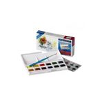 Daler Rowney Aquafine Tablet Sulu Boya Seti 12'Li 131900000 Çok Renkli