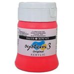 Daler Rowney Fluorescent Red 544 500 ml System 3 Akrilik Boya