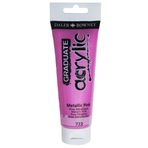 Daler Rowney Graduate Akrilik Boya 120Ml Metallic Pink