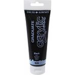Daler Rowney Graduate Siyah Akrilik Boya 120 ml 026