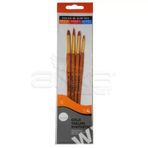 Daler Rowney Kod 403 Simply Gold Taklon Synthetic 4'lü Fırça Seti