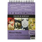 Daler Rowney Mixed Media A4 250 gr 30 Yaprak Resim Defteri