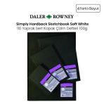 Daler Rowney Simply Hardback Sketchbook Soft White Sert Kapak 110 Yaprak 100 gr Çizim Defteri