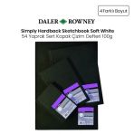 Daler Rowney Simply Hardback Sketchbook Soft White Sert Kapak 54 Yaprak 100 gr Çizim Defteri