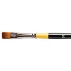 Daler Rowney System 3 Seri 55 No1/4 Kısa Sap Düz Kesik Uçlu Fırça