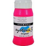 Daler Rowney System3 500 ml Fluorescent Pink 538 Akrilik Boya