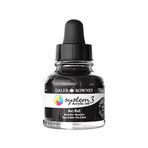 Daler Rowney System3 Ink Mars Black 29.5 ml Akrilik Mürekkep