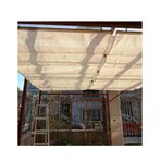 Dalga Perdesi, Bahçe, Teras ve Veranda için Geri Çekilebilir Yelken Tentesi, UV Koruması, 1,2 m x 6 m (3,93 Ayak x 19,68 Ayak) - Dış Mekan İçin Mükemmel