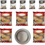 Dalgaç Hazır Künefe Paketi - 5 Adet Peynirli Künefe * 130 gr + 5 Adet Şerbet 75 ml + 1 Adet Künefe Tabağı - 1 Paket