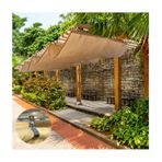 Dalgalı Gölgelik Branda, Bahçe Verandası için Geri Çekilebilir Pergola Gölgelik Gölgelik Çardak Yedek Dalgalı Gölgelik Kablo (Boyut: G 2,5 x U 13 m/G 8,2 x U 42,65