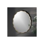 Dalgalı Oval Duvar Dekor AynasıKonsol Aynası/Dekor Aynası Gold 60 x 90