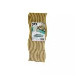 Dalgalı Şekilli - Kanallı Çift Taraf=Düz - Kanallı Ahşap Bambu Servis Sunum Tahtası 17 X 39 X 1.5Cm (2818)