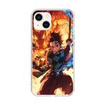 Dali Design İphone 13 Uyumlu Şeffaf Kılıf Demon Slayer Tasarımlı 1