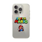Dali Design İphone 15 Pro Max Uyumlu Şeffaf Kılıf 2 Mario Tasarımlı