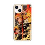 Dali Design İphone 15 Uyumlu Şeffaf Kılıf Demon Slayer Tasarımlı 3