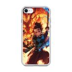 Dali Design İphone 7 Uyumlu Şeffaf Kılıf Demon Slayer Tasarımlı 1