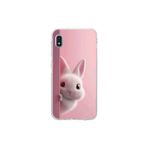 Dali Design Samsung Galaxy A10 Uyumlu Şeffaf Kılıf 5 Peluş Tavşan Tasarımlı
