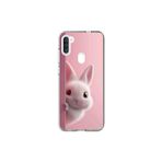 Dali Design Samsung Galaxy A11 Uyumlu Şeffaf Kılıf 5 Peluş Tavşan Tasarımlı