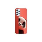 Dali Design Samsung Galaxy A13 Uyumlu Şeffaf Kılıf 4 Peluş Panda Tasarımlı