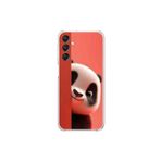 Dali Design Samsung Galaxy A14 Uyumlu Şeffaf Kılıf 4 Peluş Panda Tasarımlı