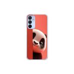 Dali Design Samsung Galaxy A15 Uyumlu Şeffaf Kılıf 4 Peluş Panda Tasarımlı