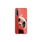 Dali Design Samsung Galaxy A21 Uyumlu Şeffaf Kılıf 4 Peluş Panda Tasarımlı