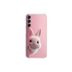 Dali Design Samsung Galaxy A24 Uyumlu Şeffaf Kılıf 5 Peluş Tavşan Tasarımlı