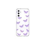 Dali Design Samsung Galaxy A25 Uyumlu Şeffaf Kılıf Kelebek 4 Tasarımlı