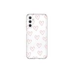 Dali Design Samsung Galaxy A25 Uyumlu Şeffaf Kılıf Şeffaf Kalp 2 Tasarımlı