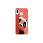 Dali Design Samsung Galaxy A30 Uyumlu Şeffaf Kılıf 4 Peluş Panda Tasarımlı